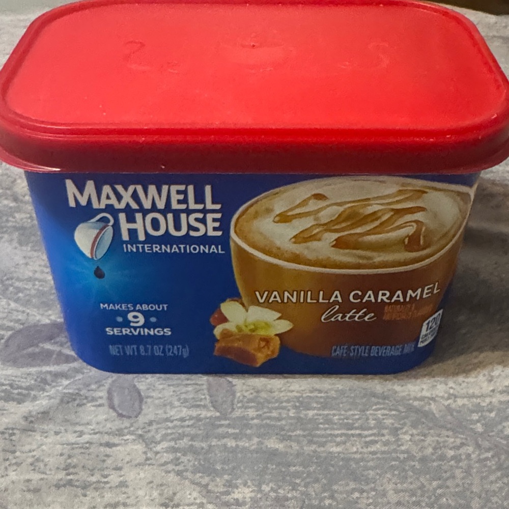 Maxwell House Vanilla Caramel Latte Mix 8.7 oz